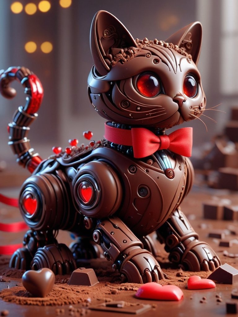 scifi,  ValentineTech,  chocolate on Tensor.Art