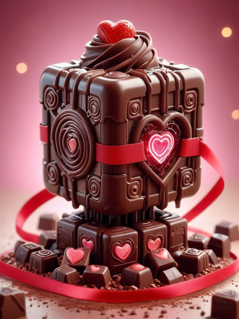 scifi,  ValentineTech,  chocolate on Tensor.Art