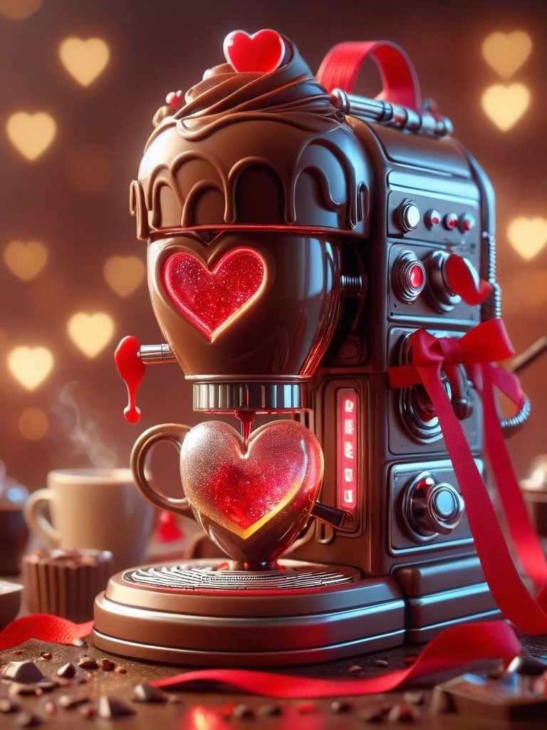 scifi,  ValentineTech,  chocolate on Tensor.Art
