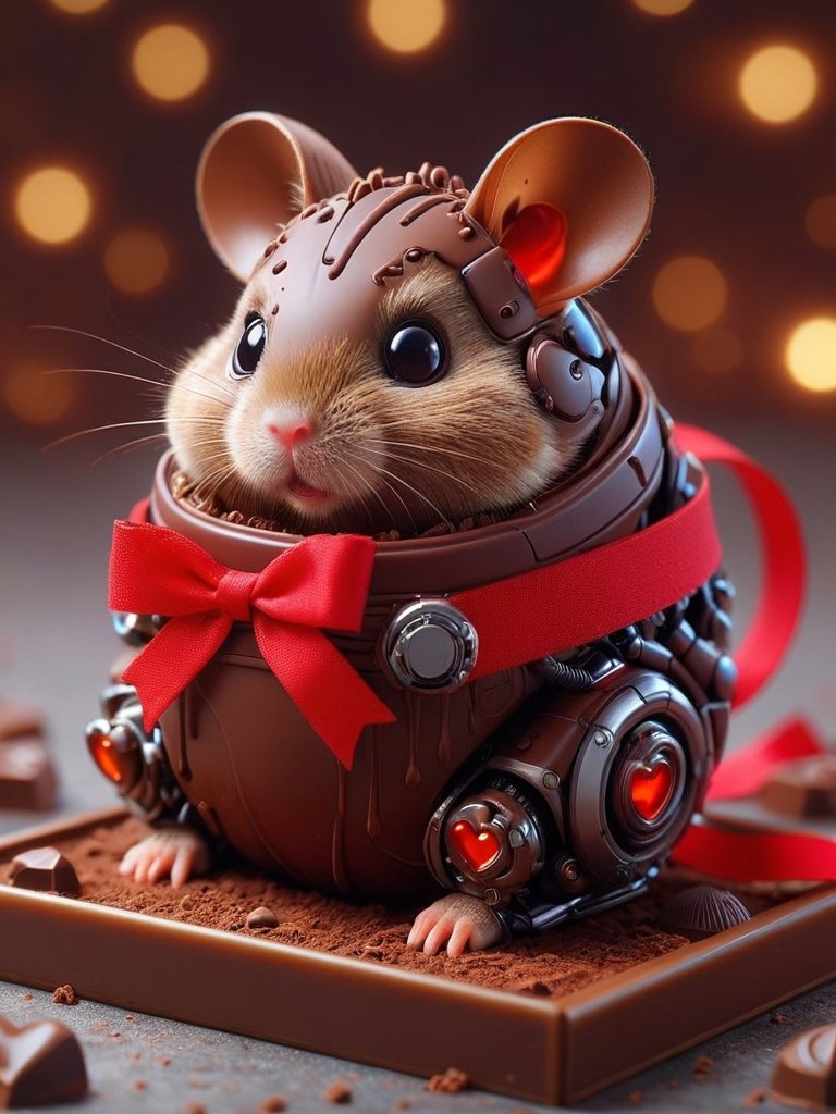 scifi,  ValentineTech,  chocolate on Tensor.Art