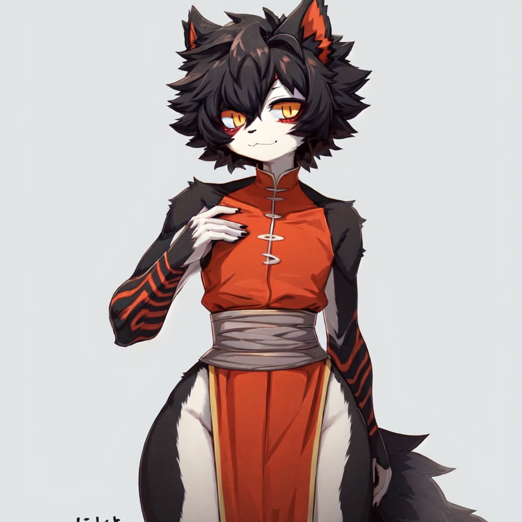 1boy,  solo focus,  tall girly male (feline (Aak)) on Tensor.Art