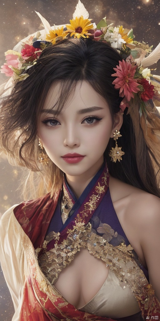 1girl,  Han Chinese girls,  purple Hanfu on Tensor.Art