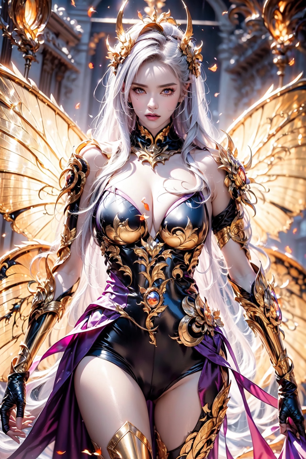 female Paladin,  wing on Tensor.Art