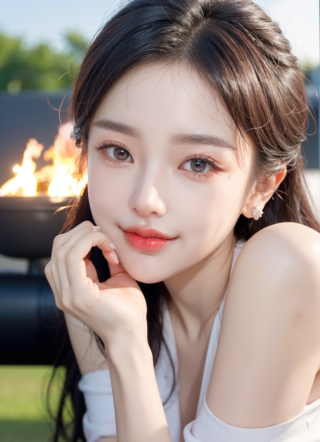 Hayoon,  1 girl,  detailed face on Tensor.Art