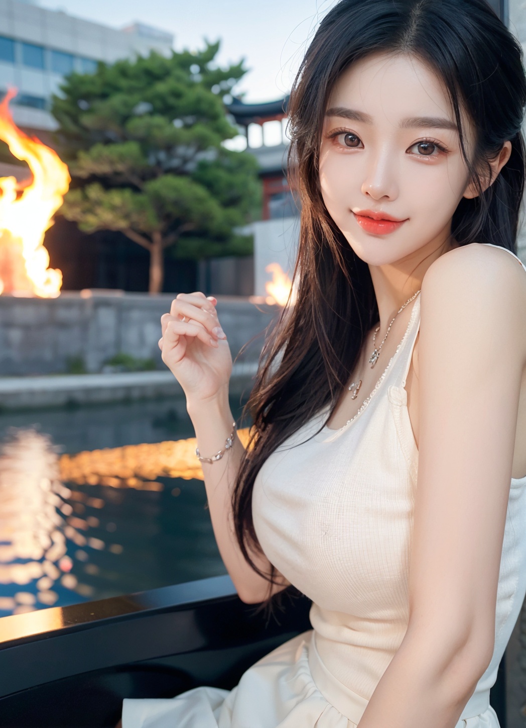 Hayoon,  1 girl,  detailed face on Tensor.Art