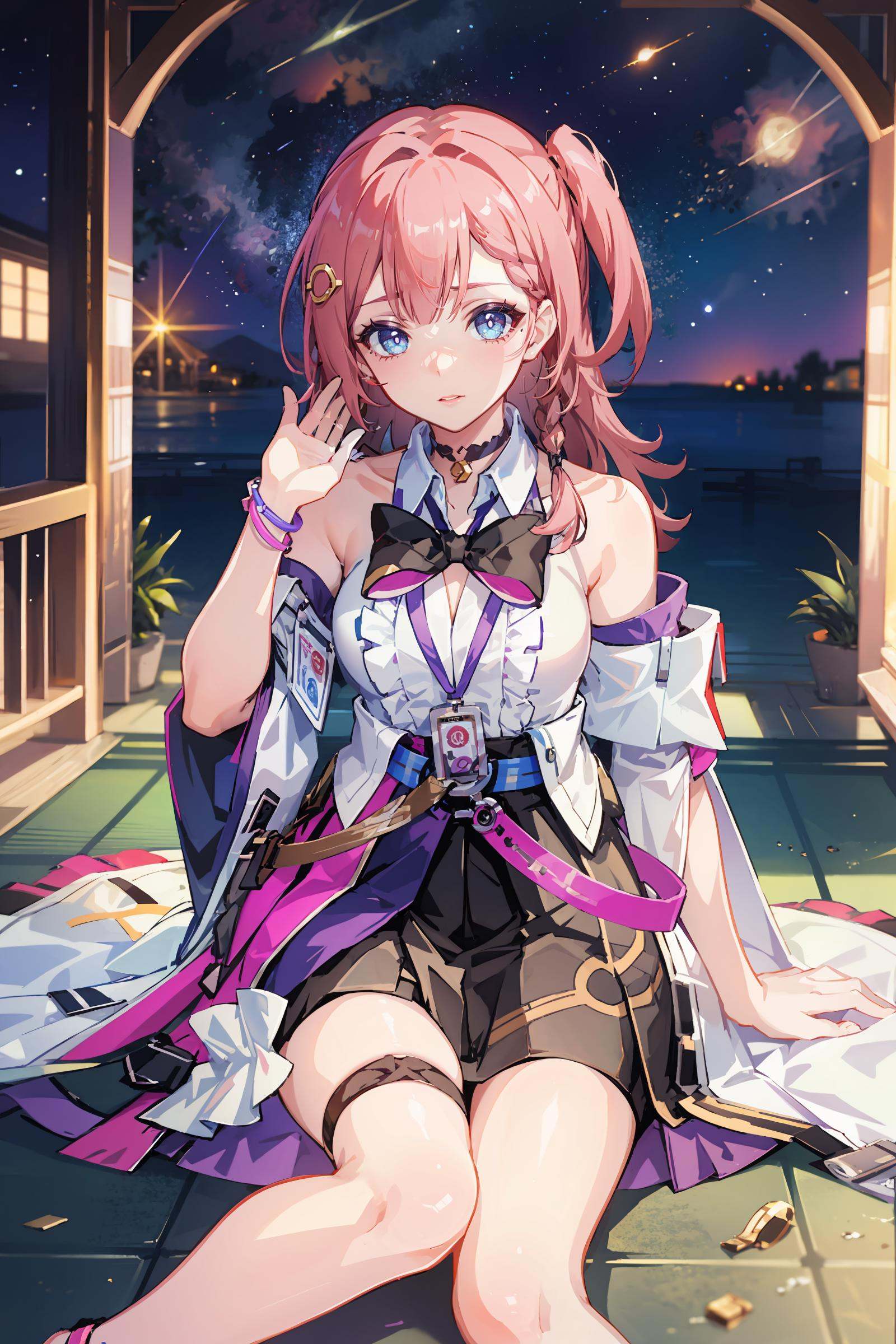 1girl,  asta \(honkai: star rail\),  detached sleeves on Tensor.Art