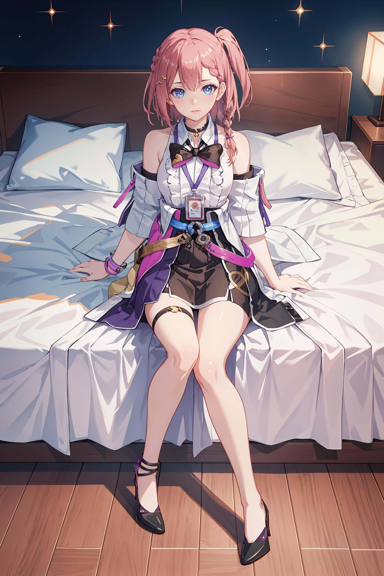 1girl,  asta \(honkai: star rail\),  detached sleeves on Tensor.Art
