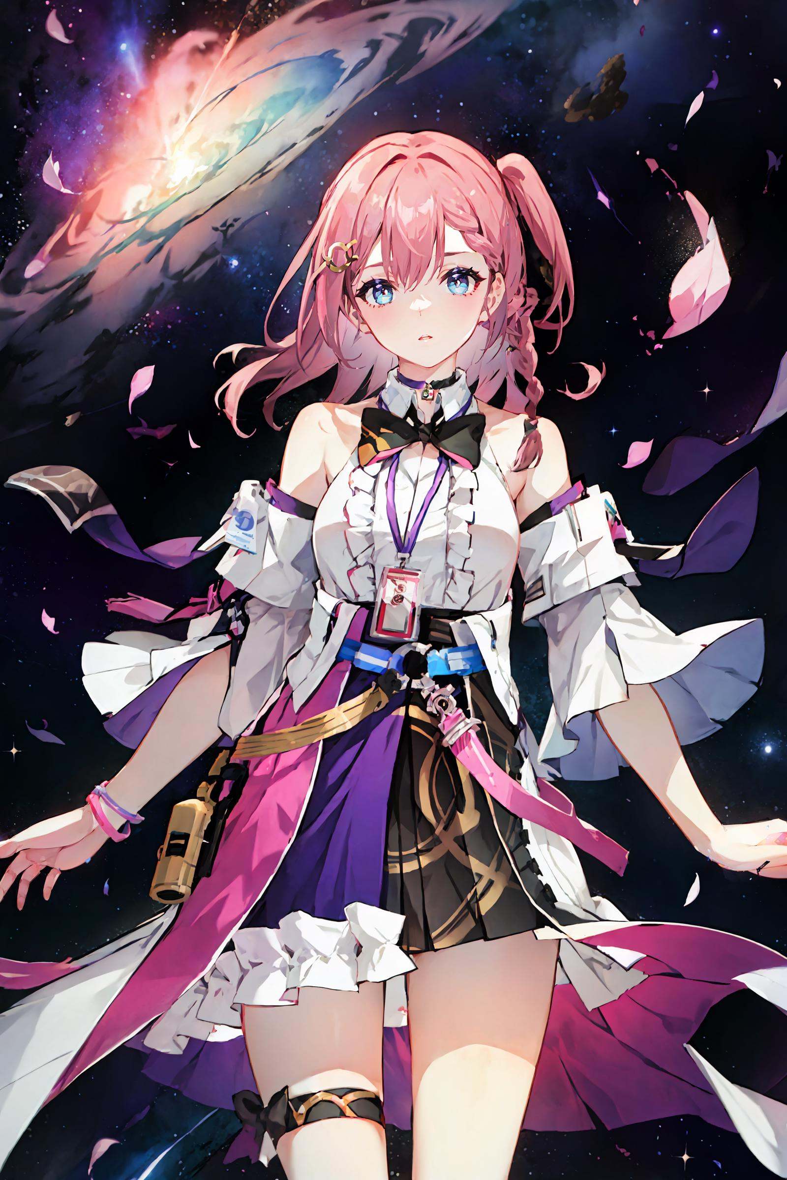 1girl,  asta \(honkai: star rail\),  detached sleeves on Tensor.Art