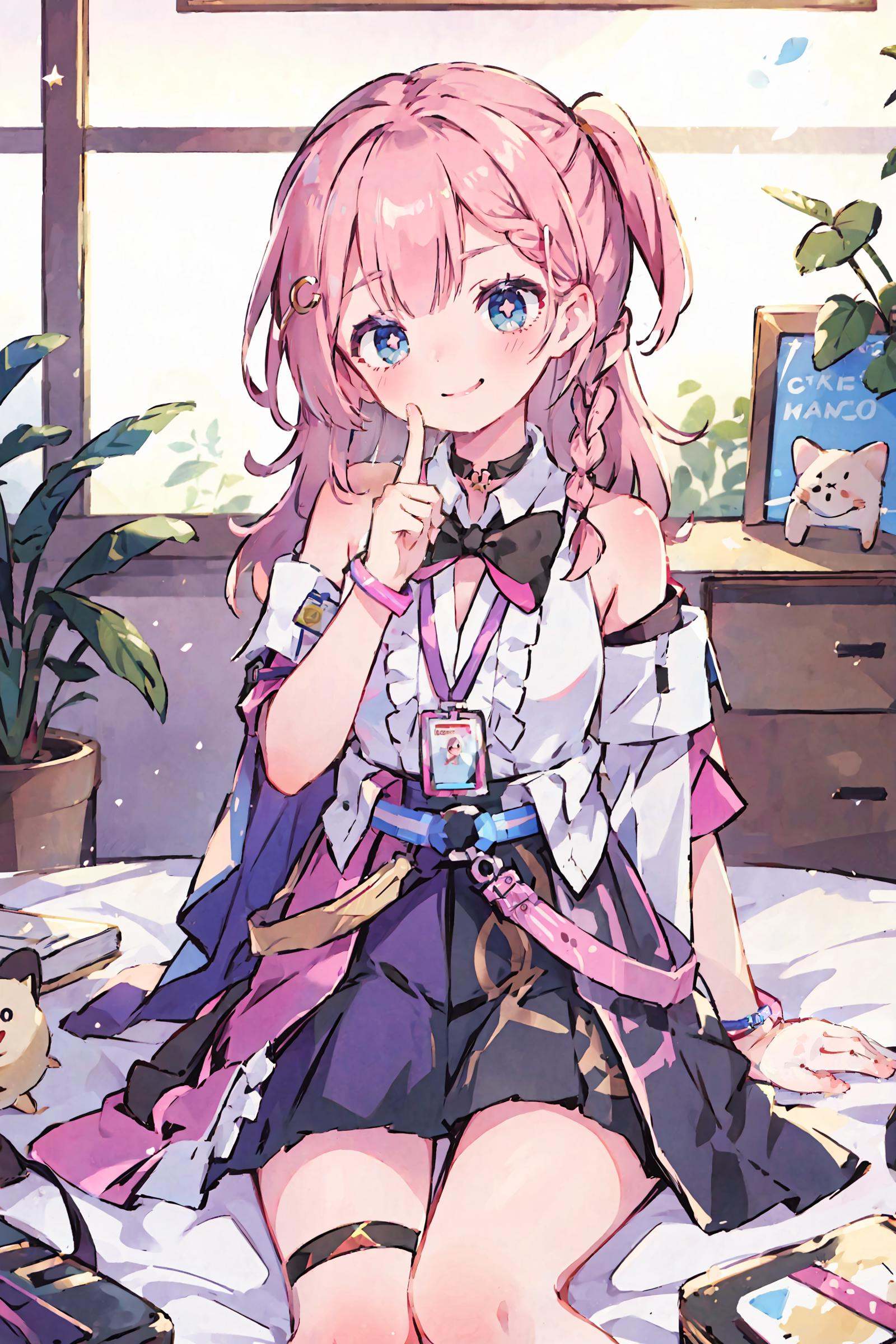 1girl,  asta \(honkai: star rail\),  detached sleeves on Tensor.Art