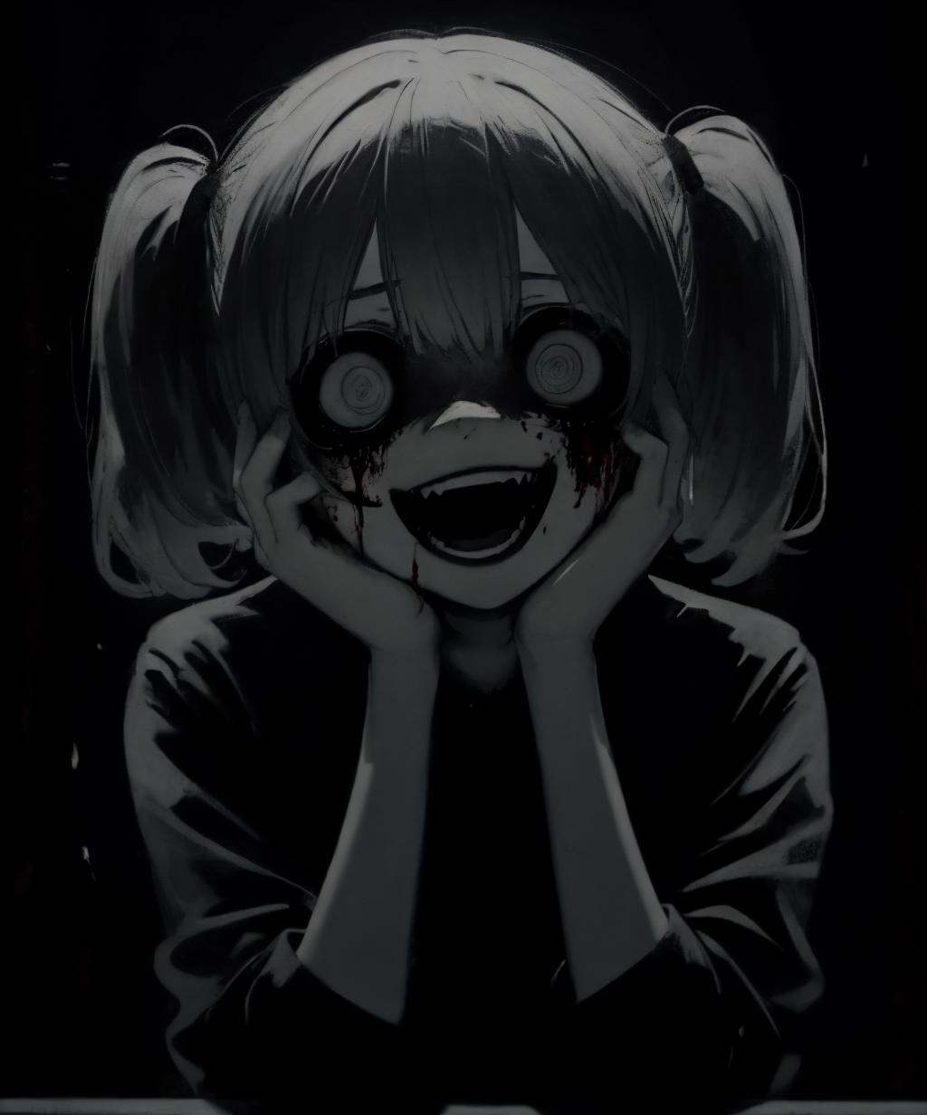 monochrome,  greyscale,  dark on Tensor.Art