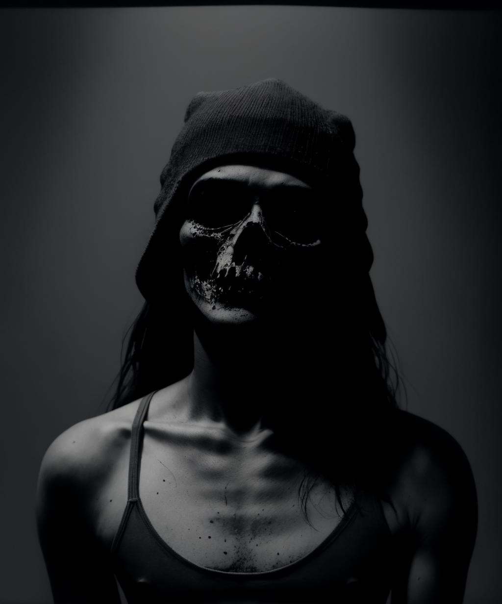 monochrome,  greyscale,  dark on Tensor.Art