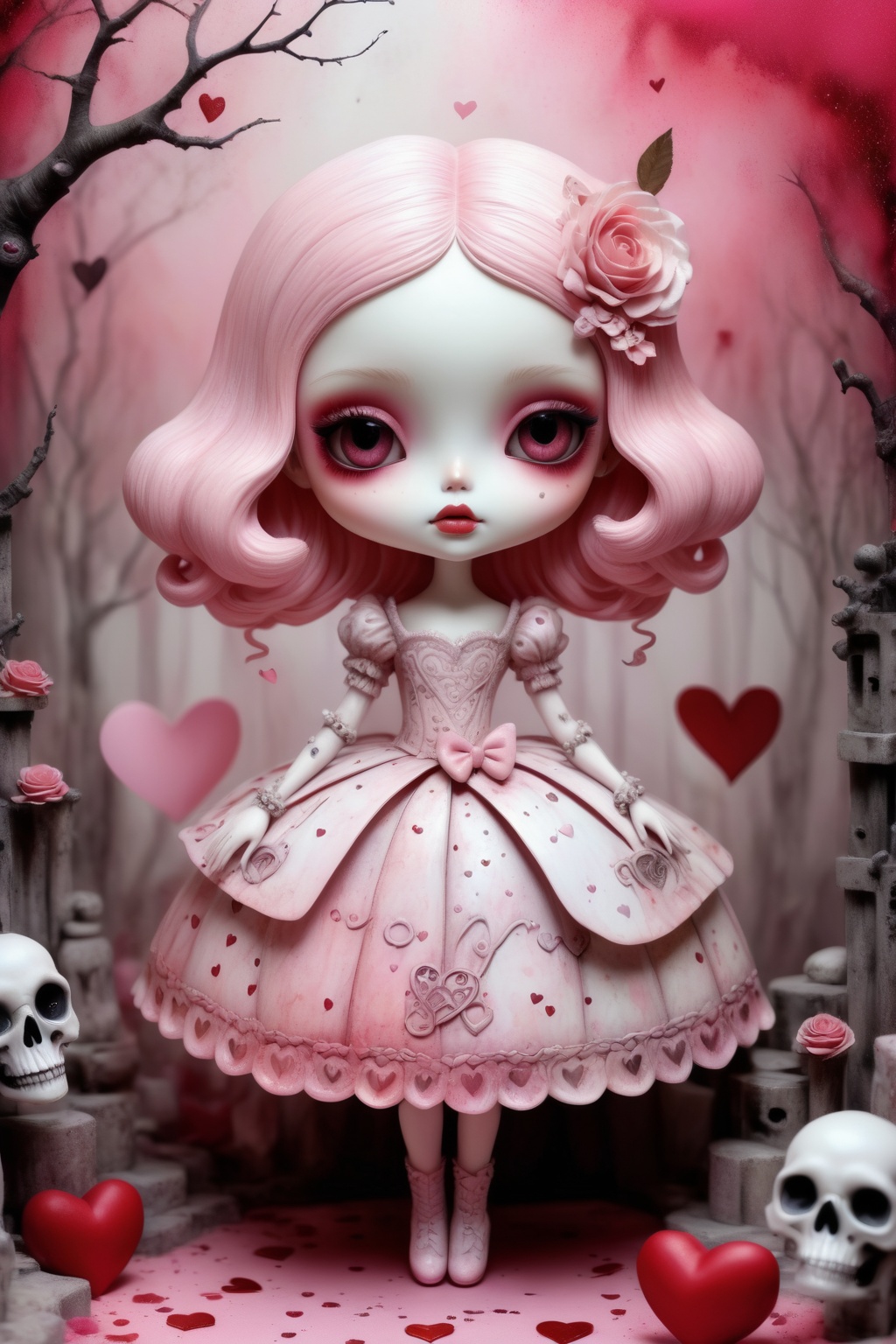 skp style,  greeting card style captures valentines essence,  hyper detailed whimsical valentine ral-vltne on Tensor.Art