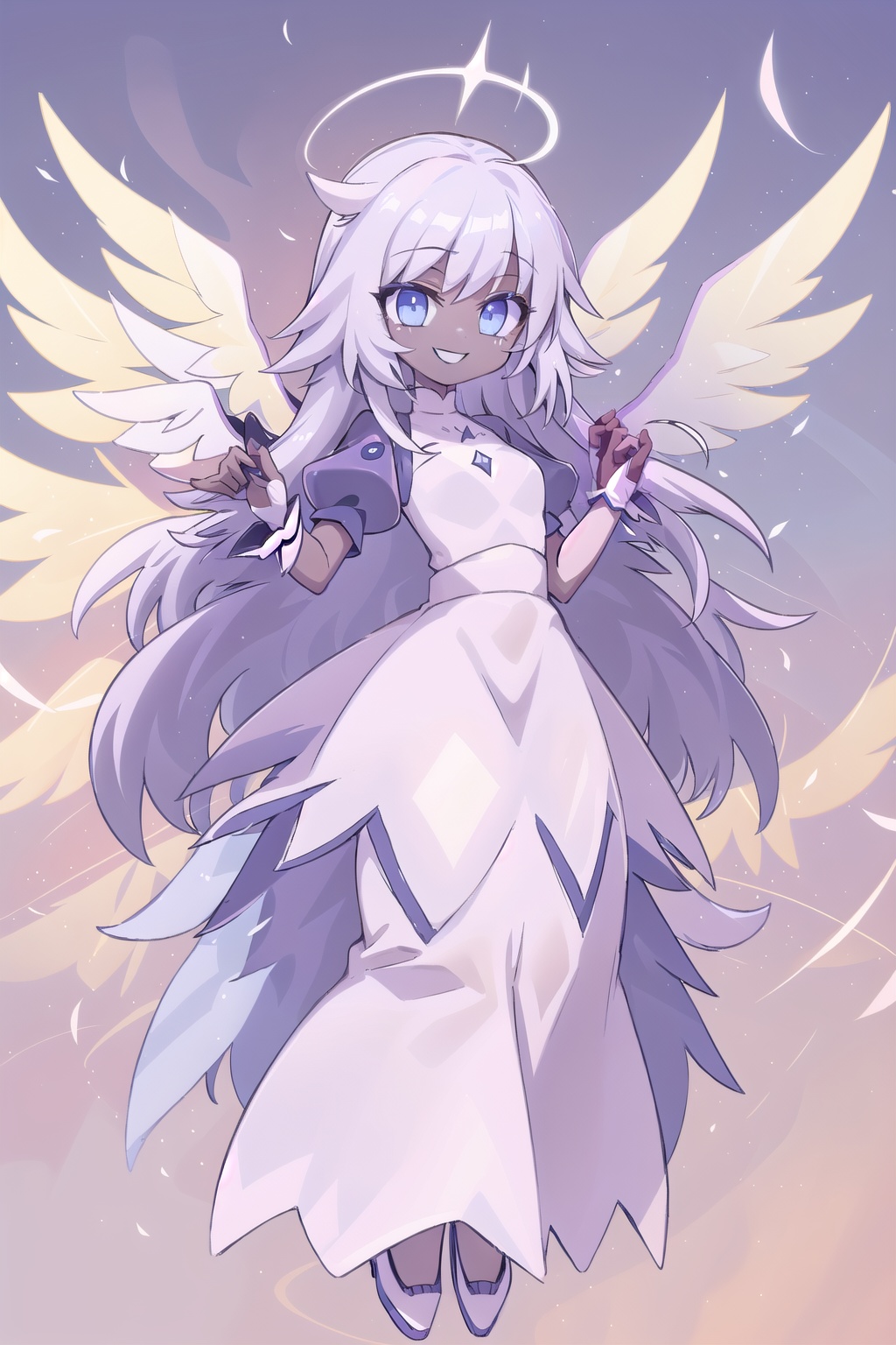1girl,  solo,  angel on Tensor.Art