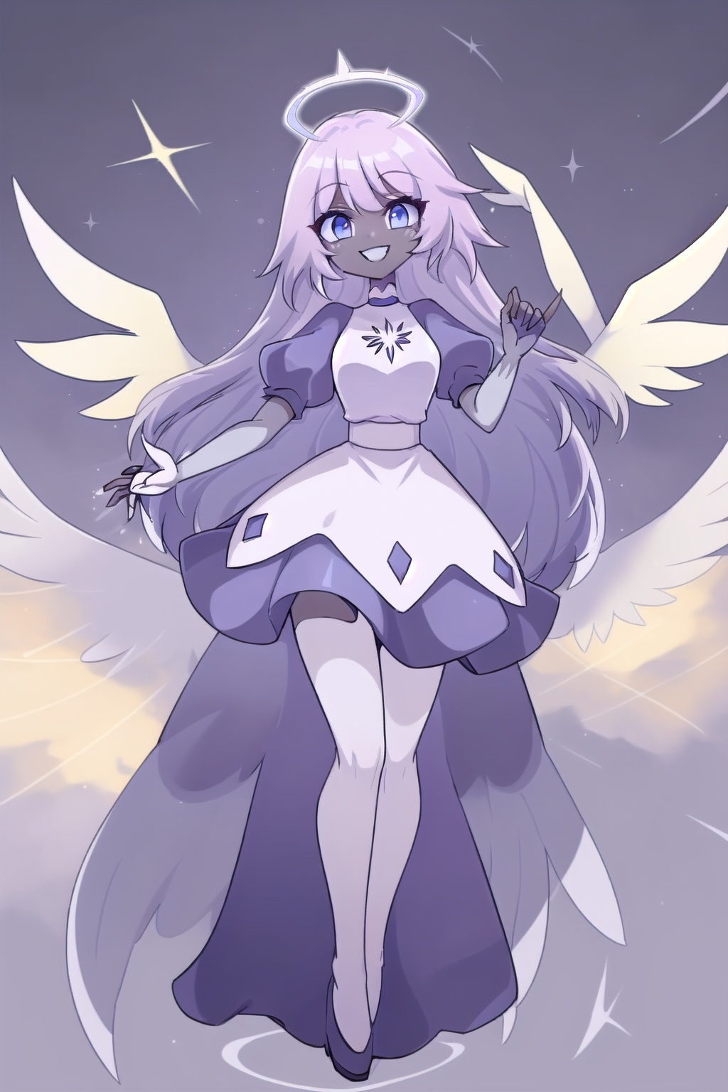 1girl,  solo,  angel on Tensor.Art