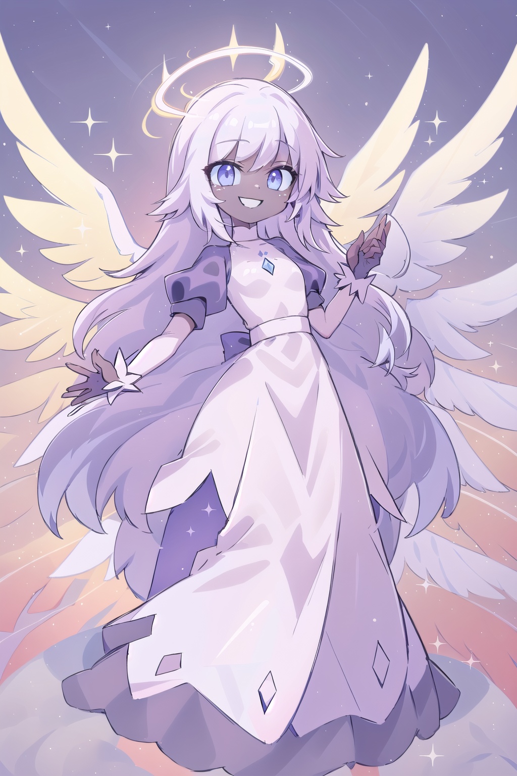 1girl,  solo,  angel on Tensor.Art