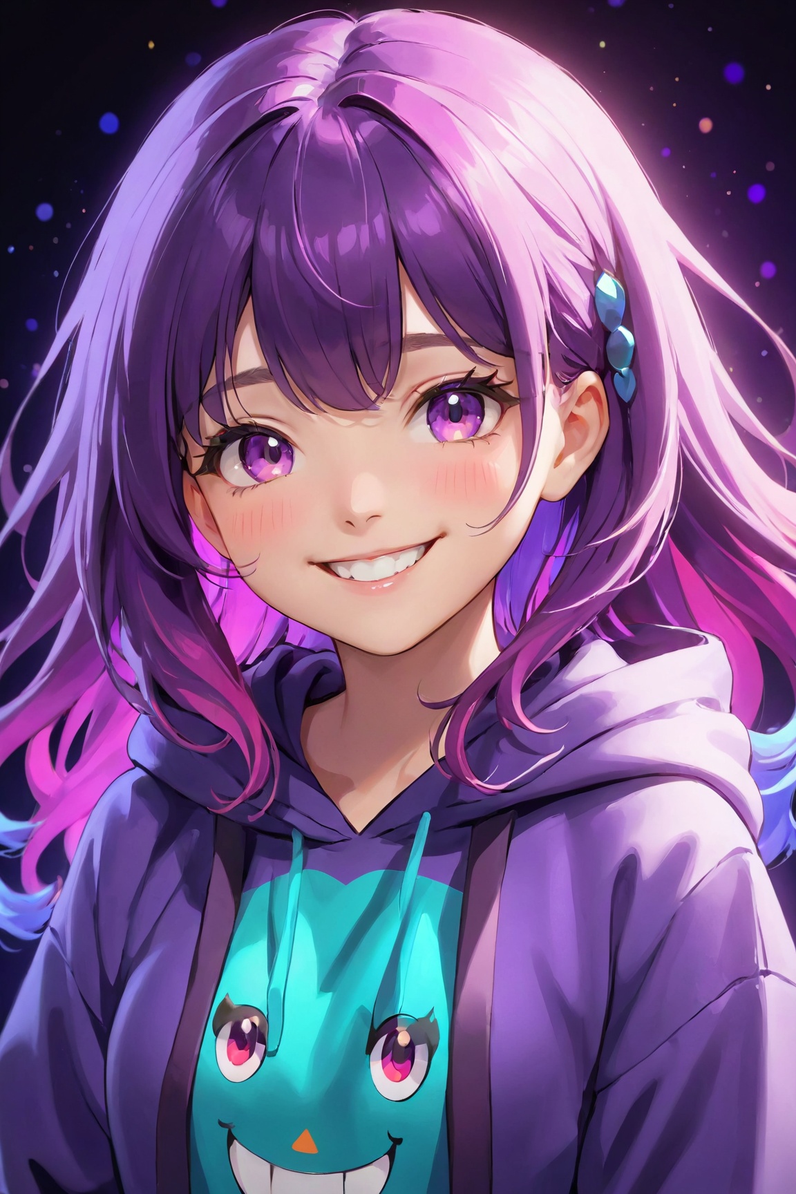ultra-detailed,  1girl,  Graphic Hoodie on Tensor.Art