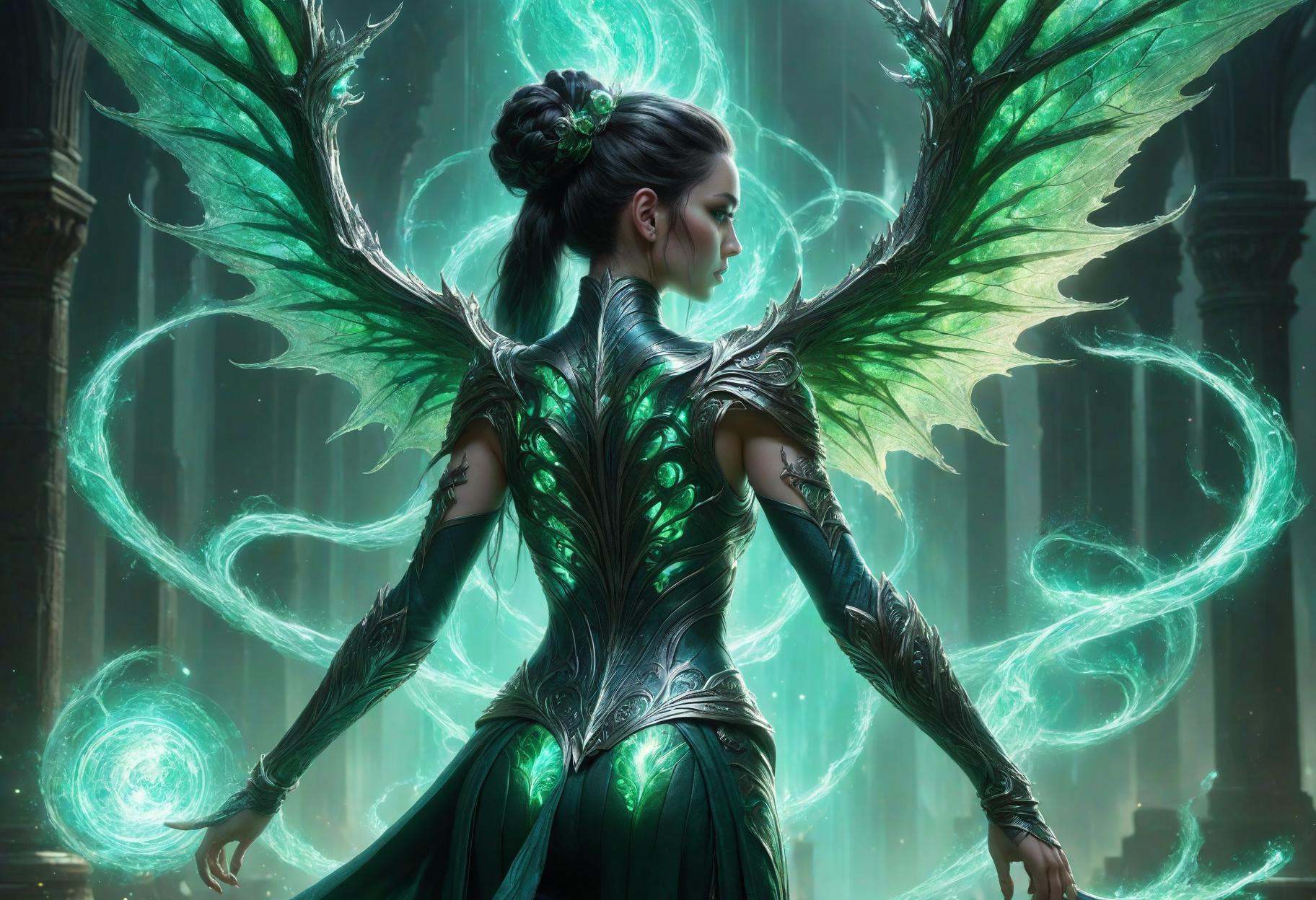 awesome quality,  dynamic,  DonMDr4g0nXL woman from behind by DonMischo on Tensor.Art
