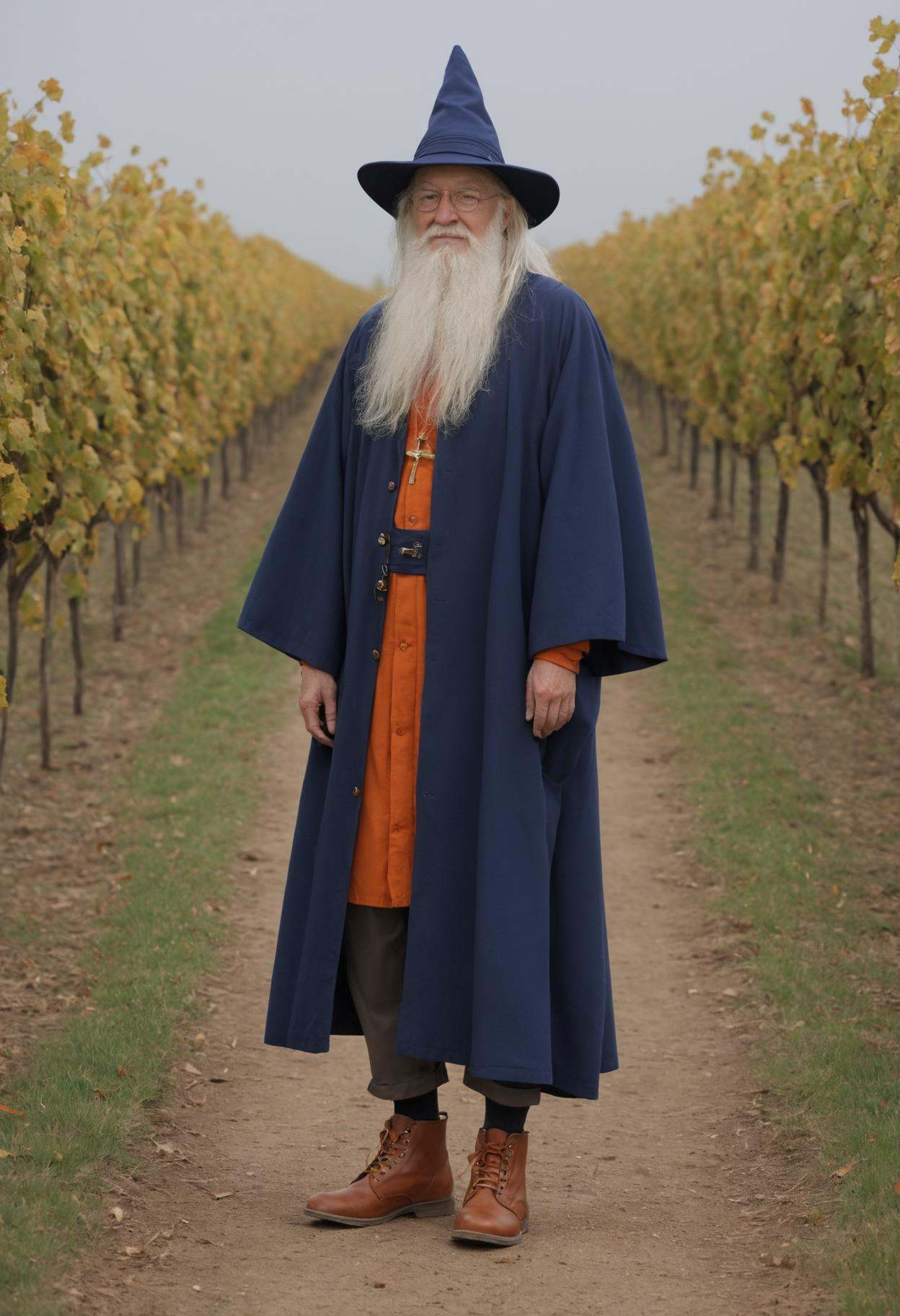 medium shot,  DonMM1y4XL old man,  wizard's habit by DonMischo on Tensor.Art
