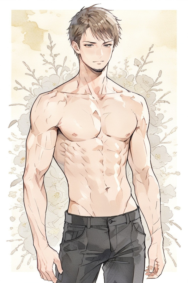 handsome,  ikemen,  Slender and muscular on Tensor.Art