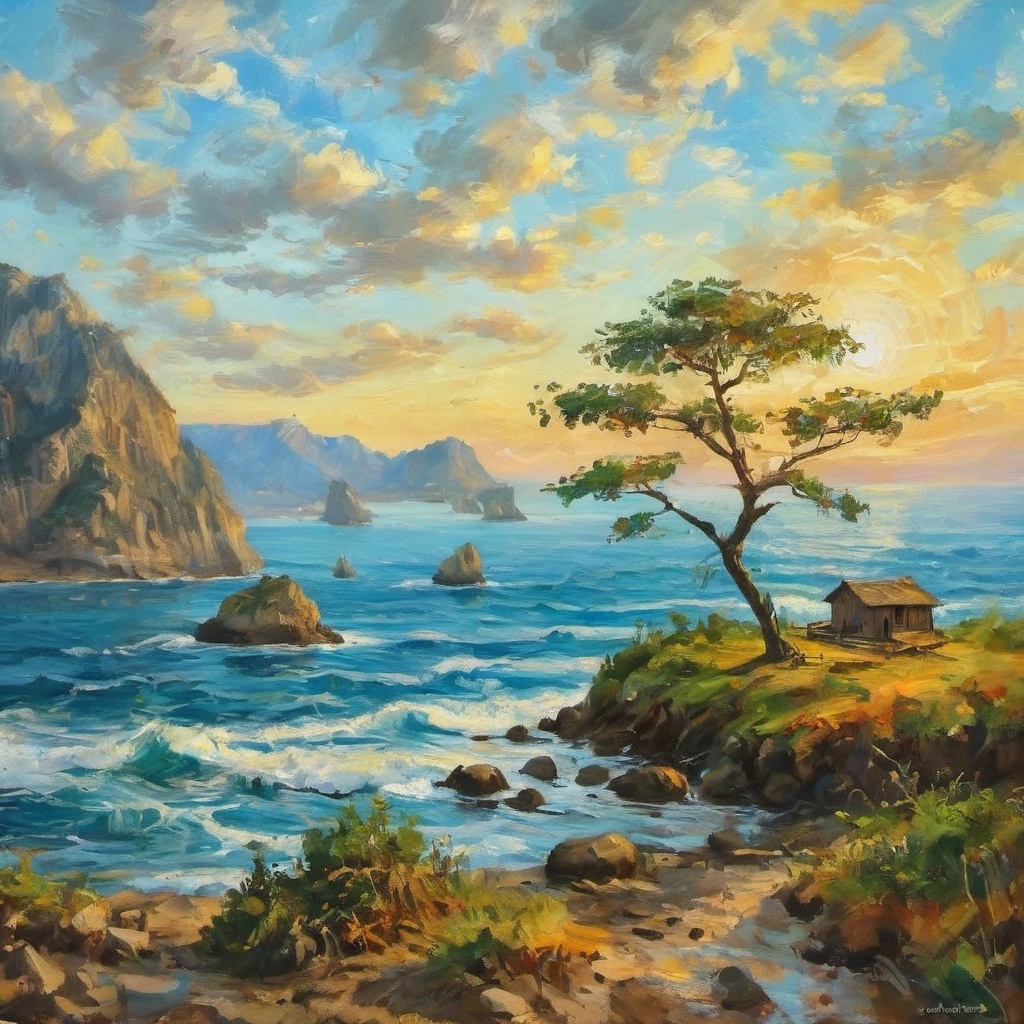 (((masterpiece))),  (((best quality))),  Beautiful painting painted by a talented artist with a wonderful interweaving of...