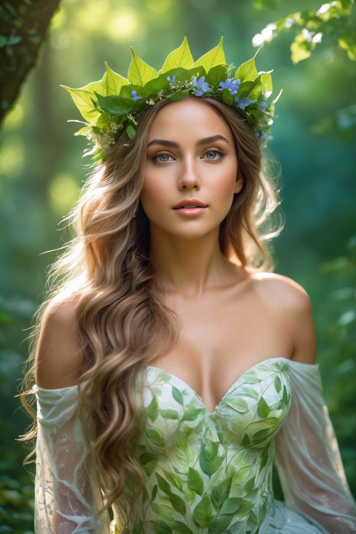 ultra-detailed,  ,  nature goddess on Tensor.Art