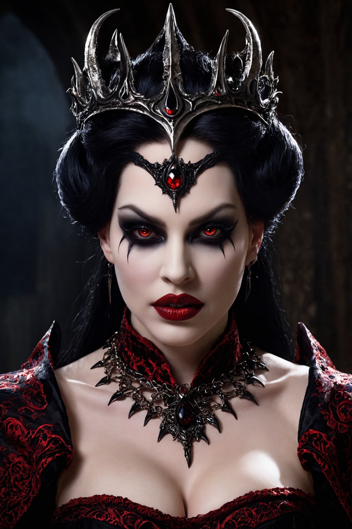 darker,  scary,  demon queen on Tensor.Art