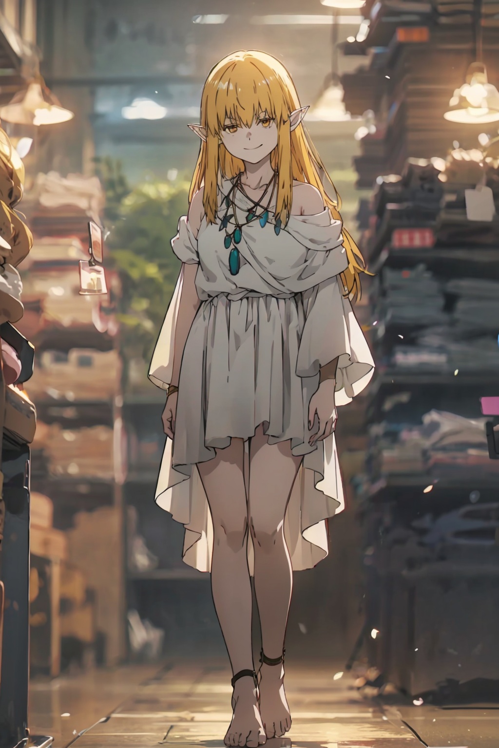 1girl,  solo,  blurry_background on Tensor.Art