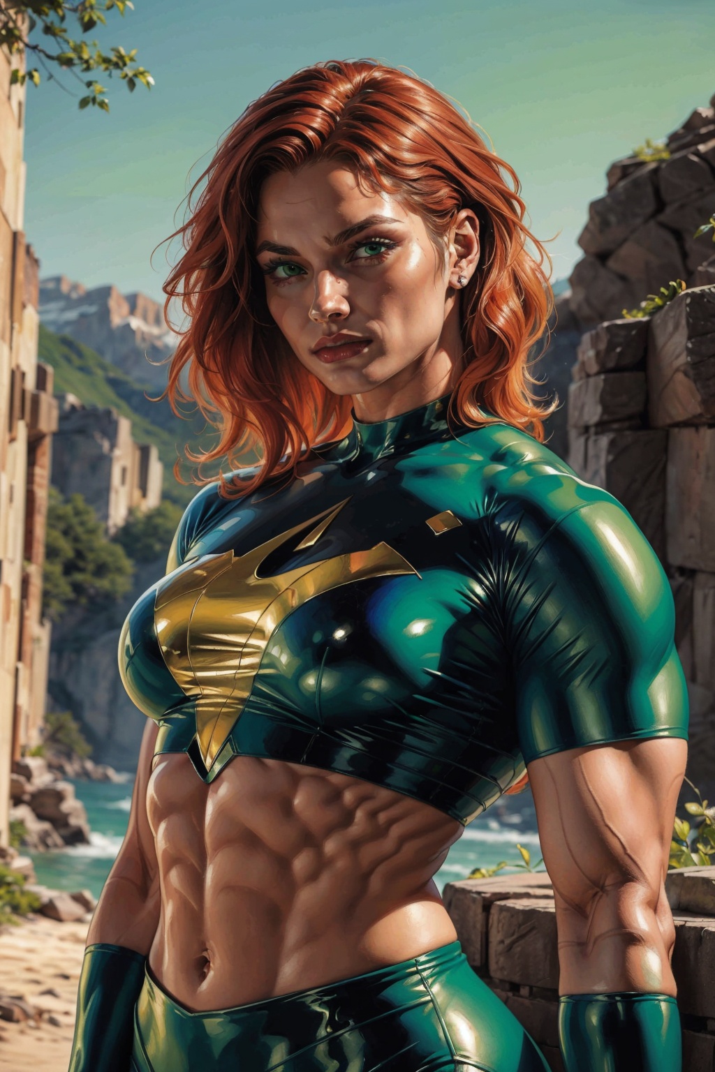 1girl,  solo,  Knockout Kay on Tensor.Art