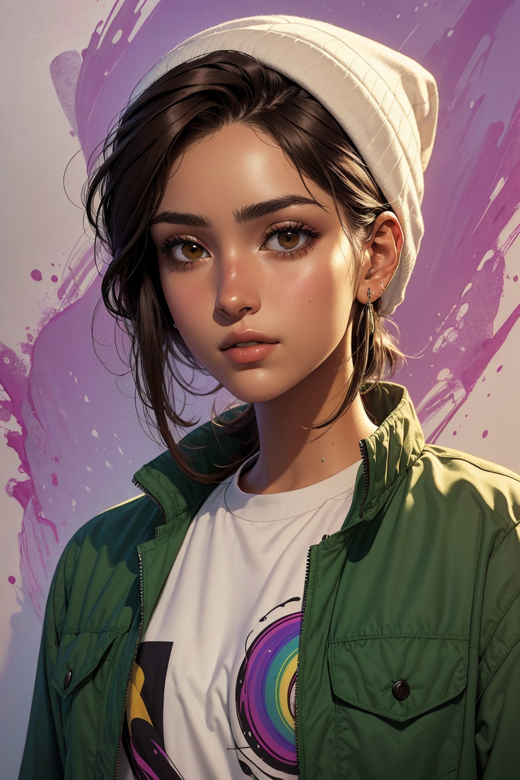 1girl,  solo,  a beautiful woman on Tensor.Art
