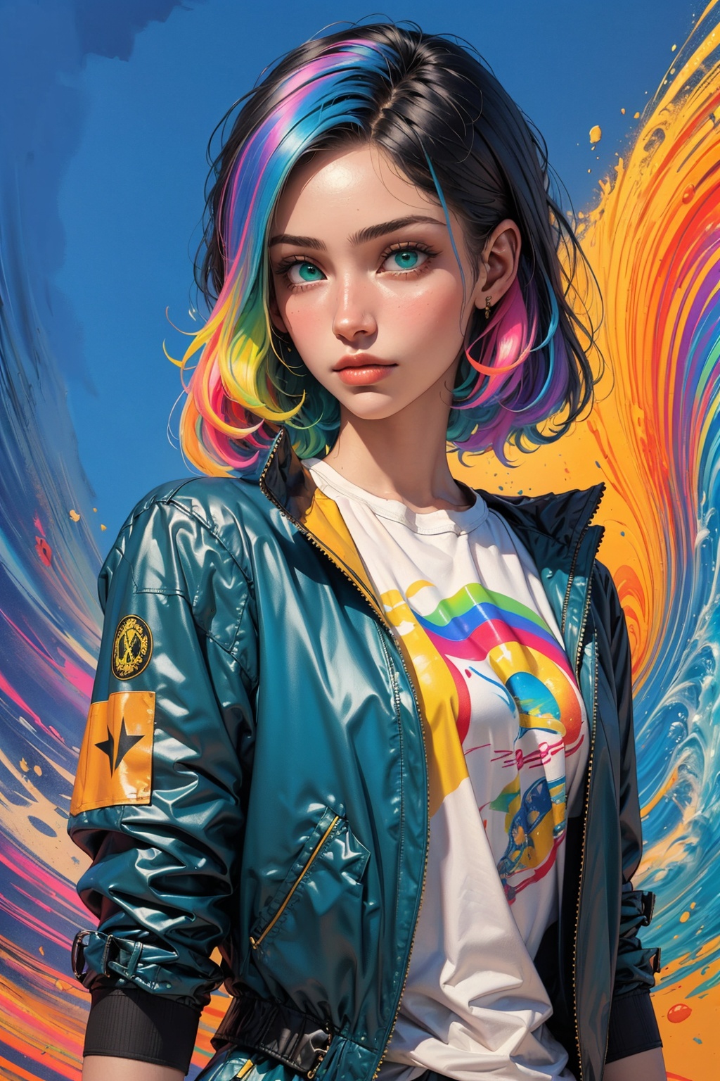 1girl,  solo,  a beautiful woman on Tensor.Art