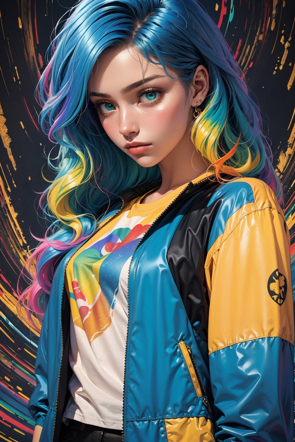 1girl,  solo,  a beautiful woman on Tensor.Art
