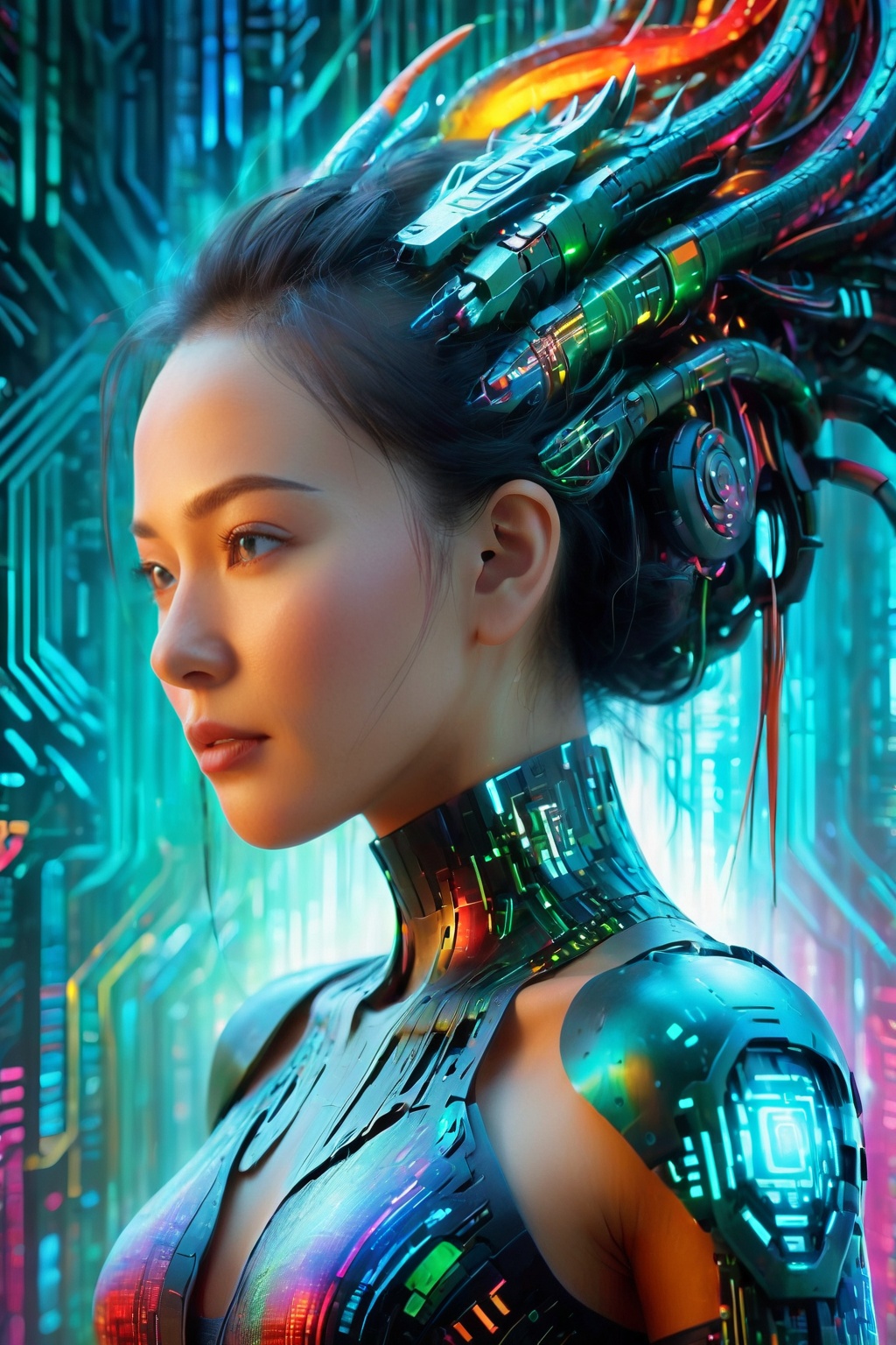 Vibrant Artwork,  8K Resolution,  FuturEvoLab Excellence on Tensor.Art
