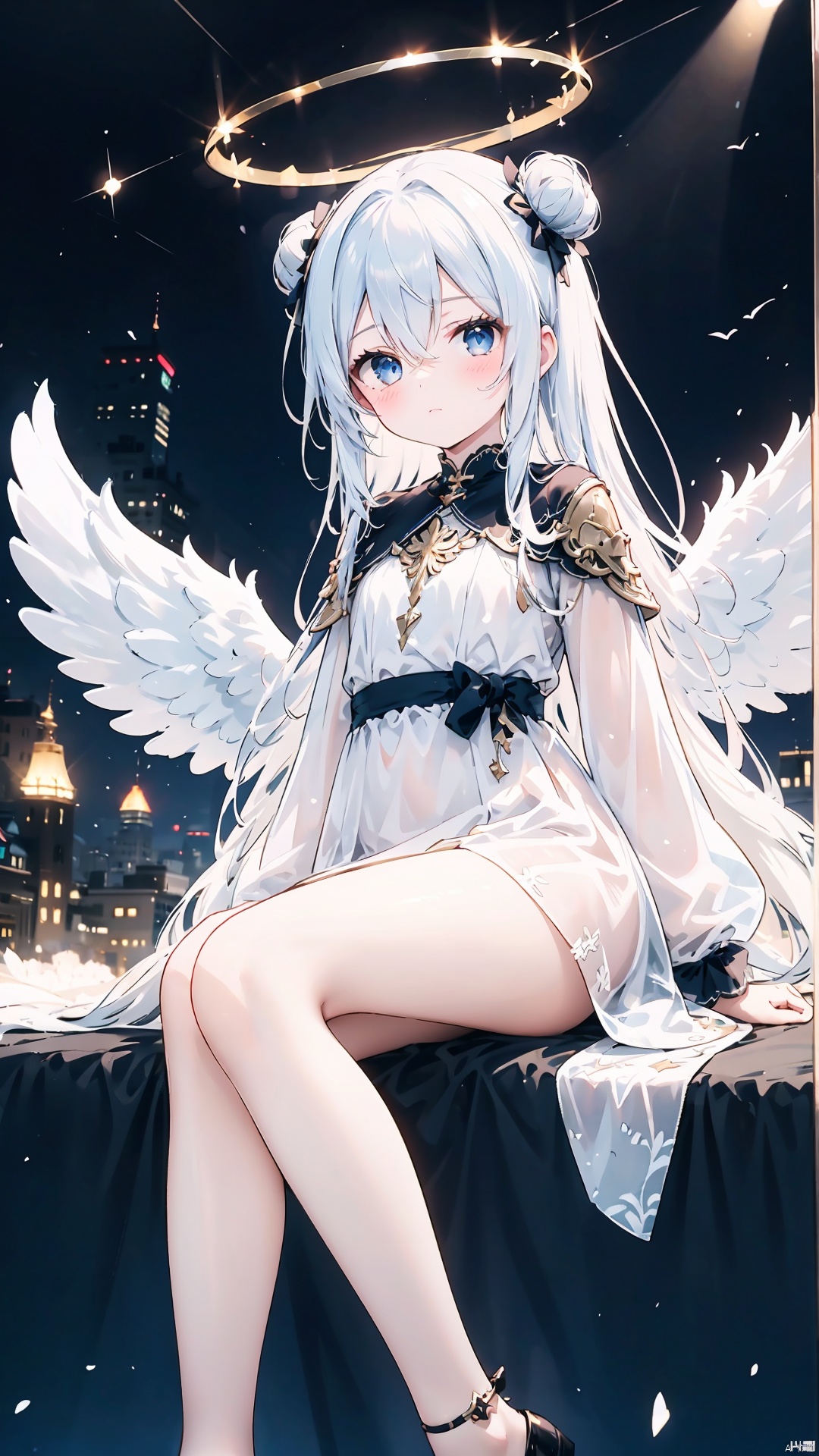 1girl,  solo,  wings on Tensor.Art