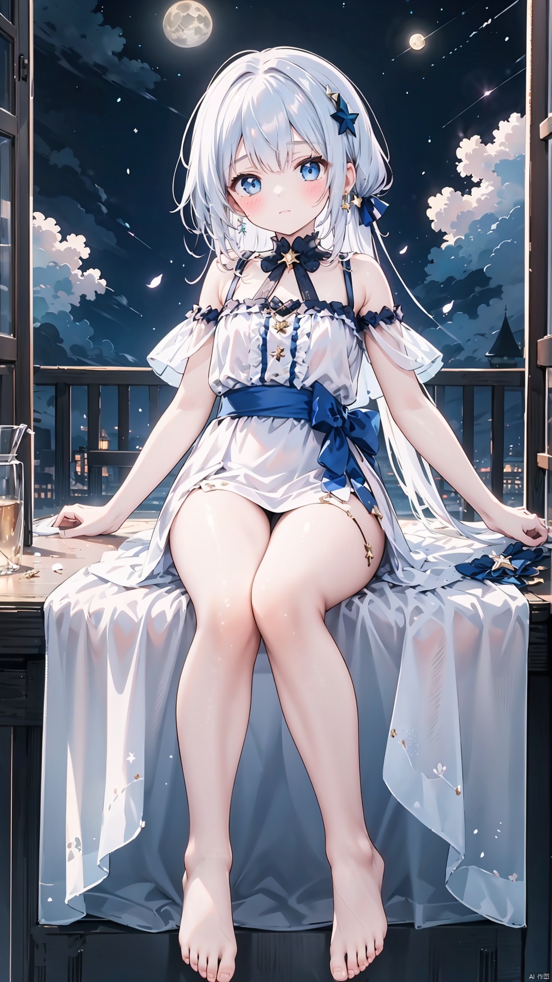 1girl,  solo,  dress on Tensor.Art