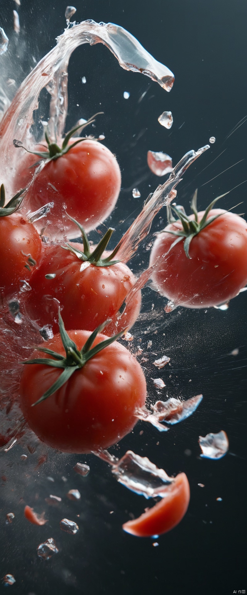 salat with tomatoes,  splash water,  flashing particles,  depth of field,  clean background,  made of ral-vlntxplzn,  RAL-VLNTXPLZN,<lora:EMS-286925-EMS:0.800000>