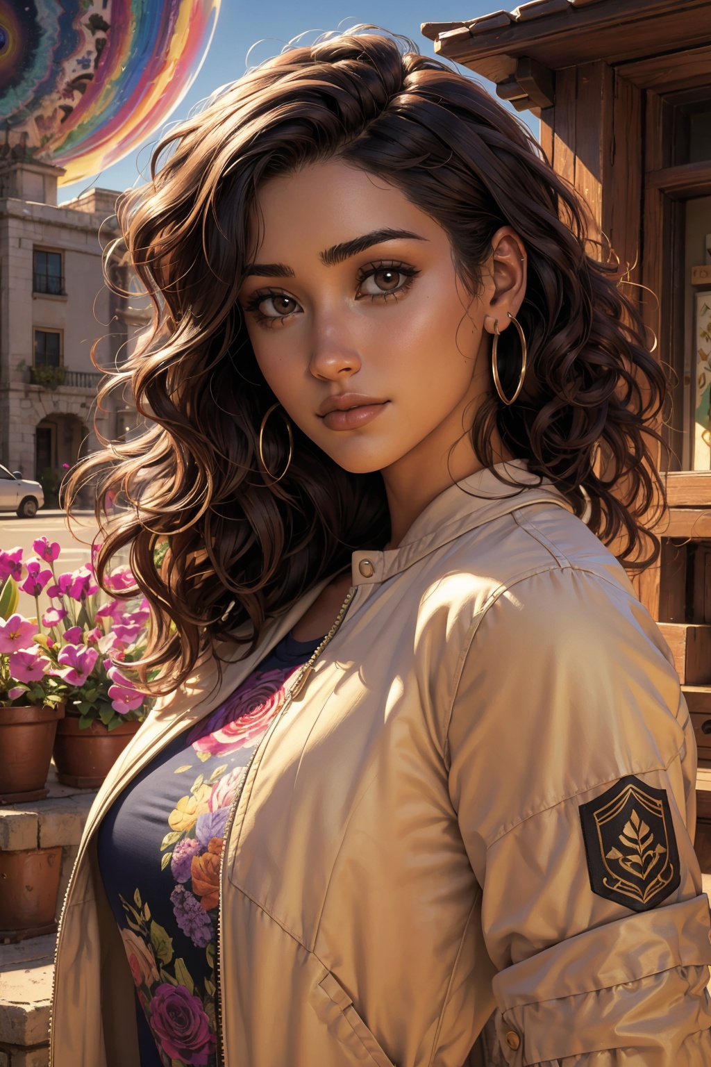 1 girl,  alone,  a beautiful woman 35 years old on Tensor.Art