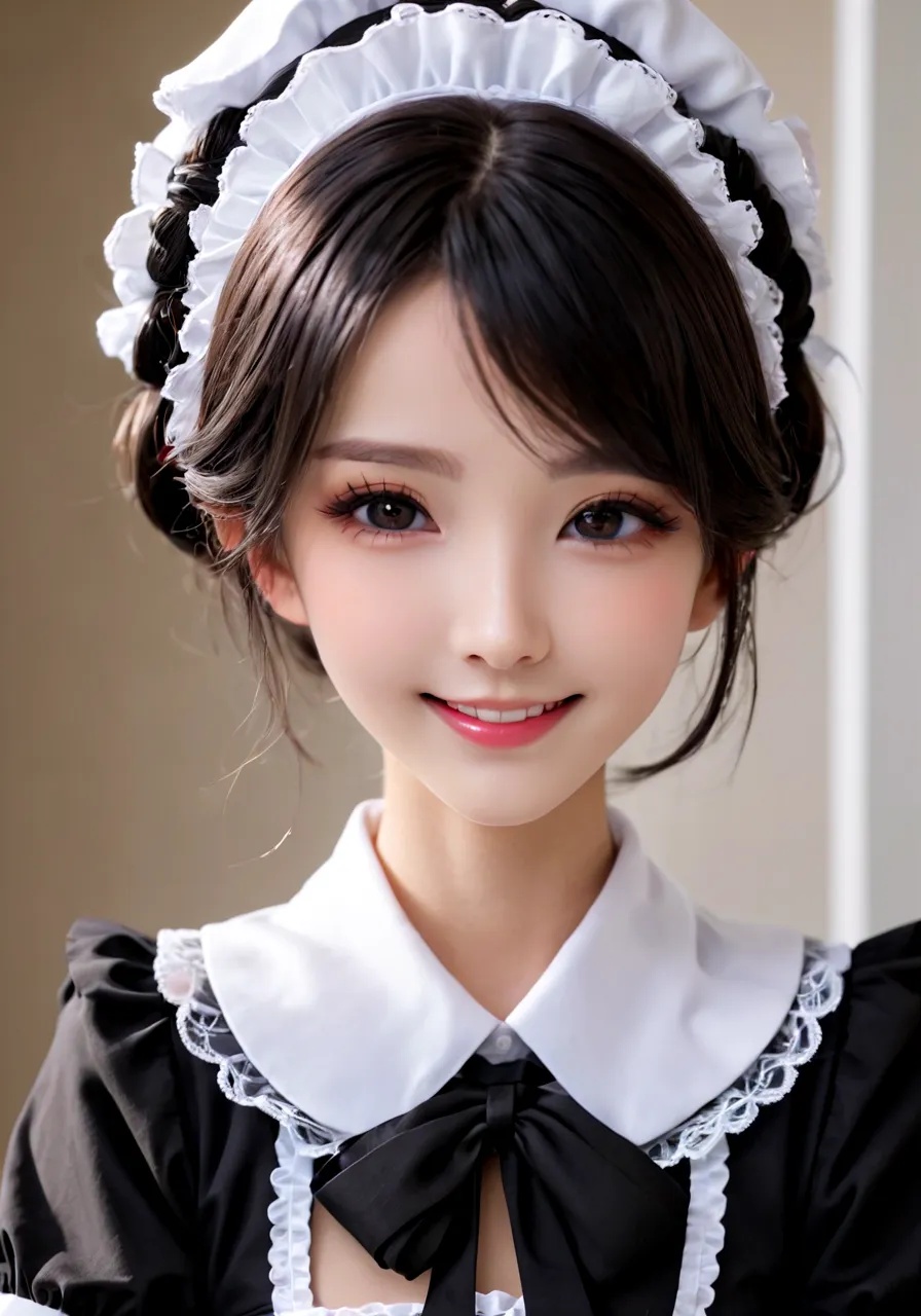 highres,  best quality maid girl,  face up on Tensor.Art