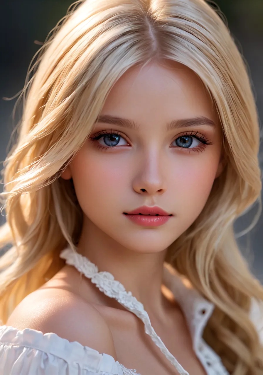 highres,  best quality ,  blonde girl on Tensor.Art