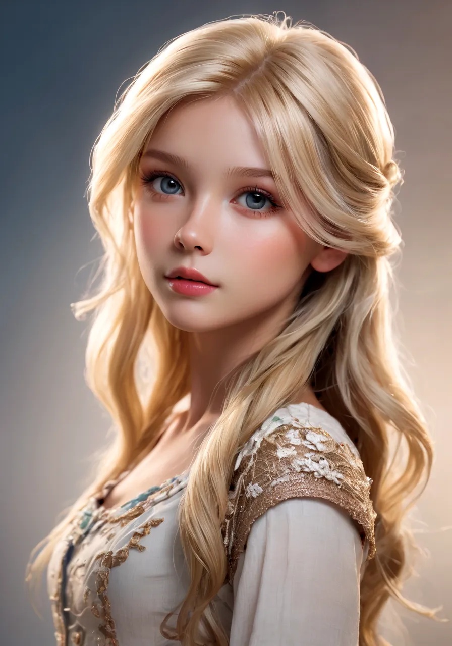 highres,  best quality ,  blonde girl on Tensor.Art