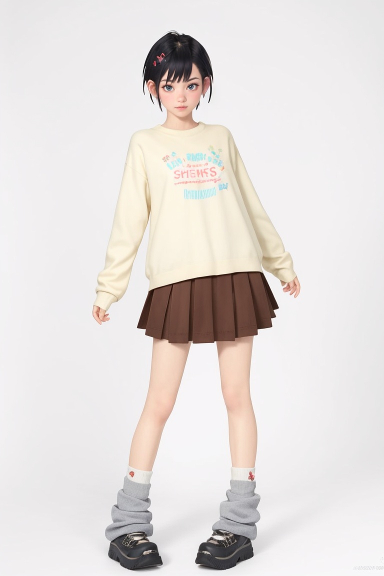 1girl,  solo,  short hair on Tensor.Art