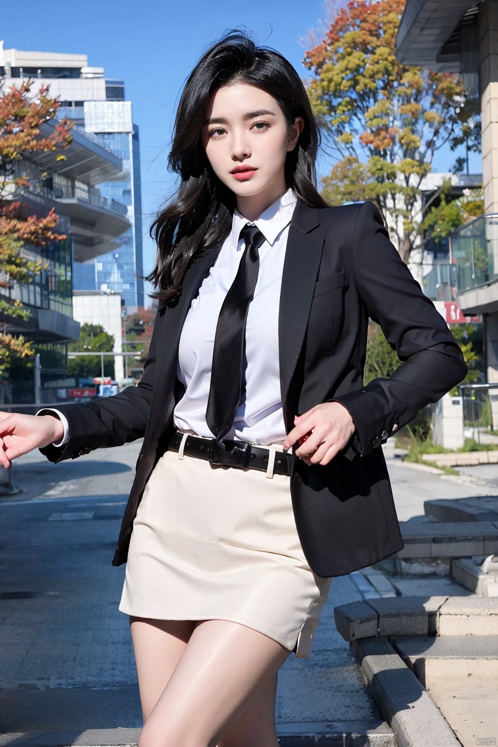  cowboy_shot,thigh,background light,(in autumn:1.3),,((style of Alessio Albi)),(photorealistic:1.2),(film grain:1.1),((Depth of field)),spoken flying sweatdrops,official art,Best quality,masterpiece,((photorealistic:1.4)),extremely delicate,intricate details,best shadow,HD photos,slr,8k,hyperdetailed,(soft light), rich in detail,(exposure blend:0.7),high definition,dark tone high contrast dramatic light environment,Dramatic light,shadows,stunning contrasts and shadow,(business_suit:1.1),, mature_female, girl, mature,(AS-MidAged:1.1), girl222