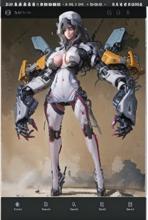 Mecha,  mecha girl,  Big boobs on Tensor.Art