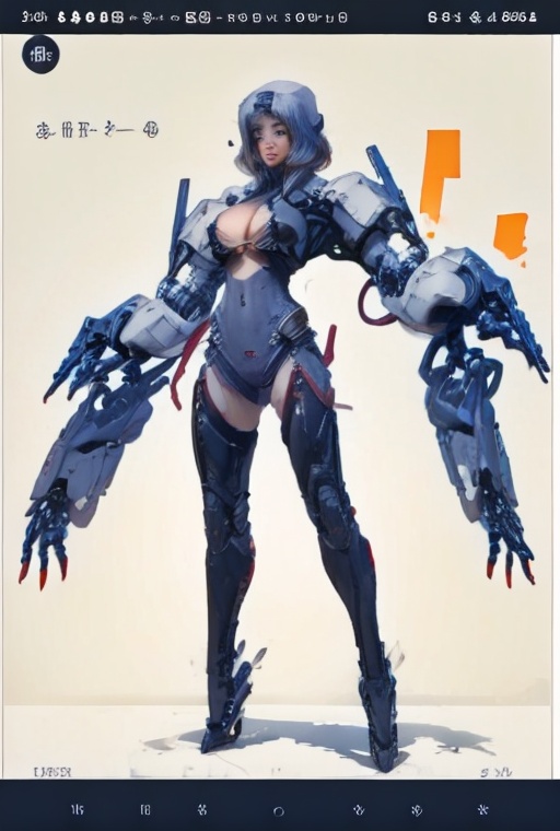 Mecha,  mecha girl,  Big boobs on Tensor.Art