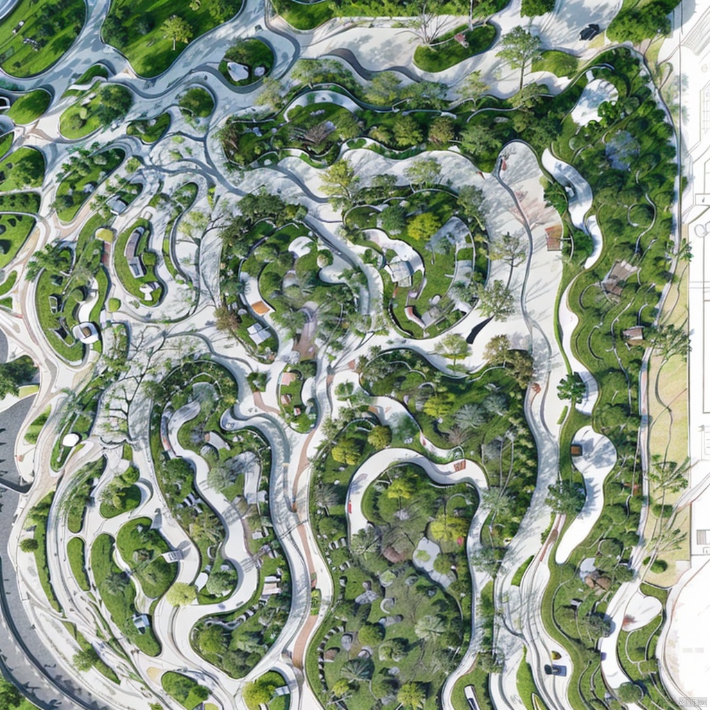 Topview,generaldrawing,masterplan,water,tree,丝路10,Topview,greenland,road,丝路,lake, land 9