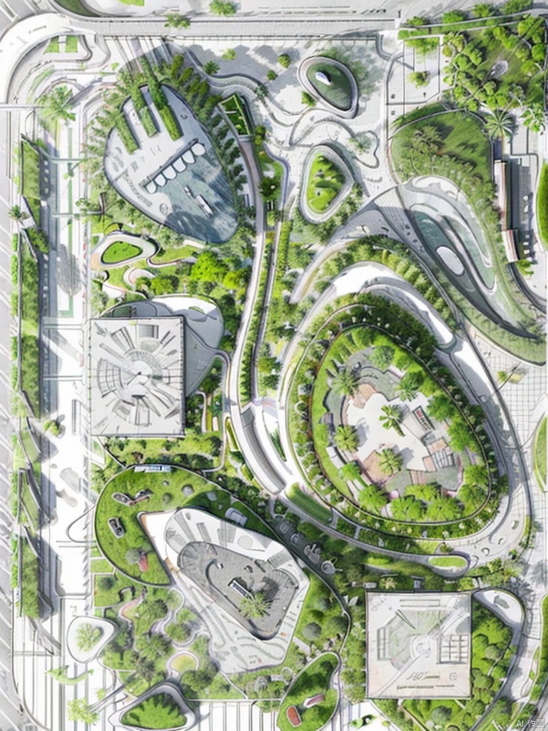Topview,generaldrawing,masterplan,water,tree,丝路10,Topview,greenland,road,丝路,lake, land 9