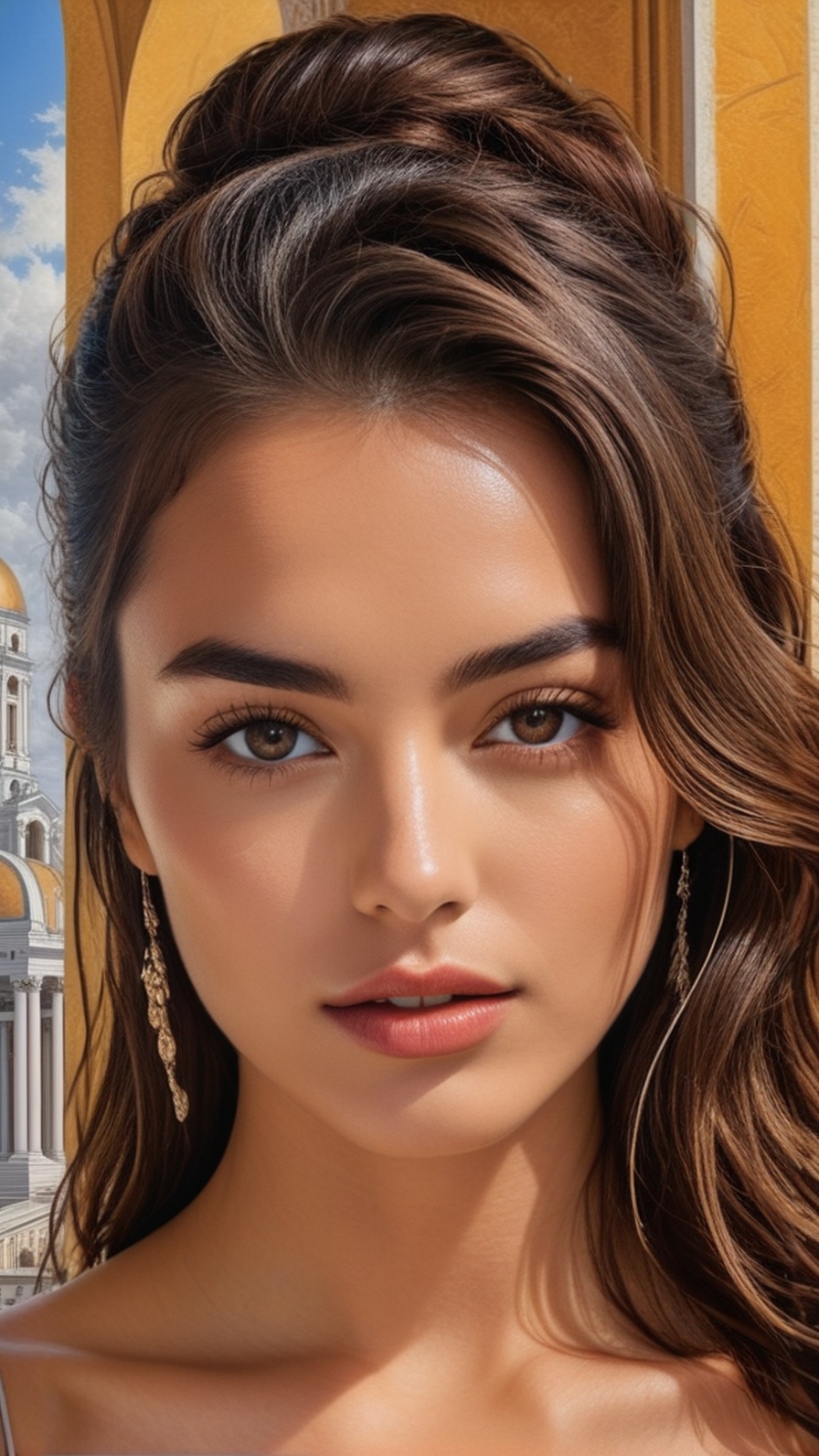 ((Hyper-Realistic)) photo of a girl,  20yo,  1girl on Tensor.Art