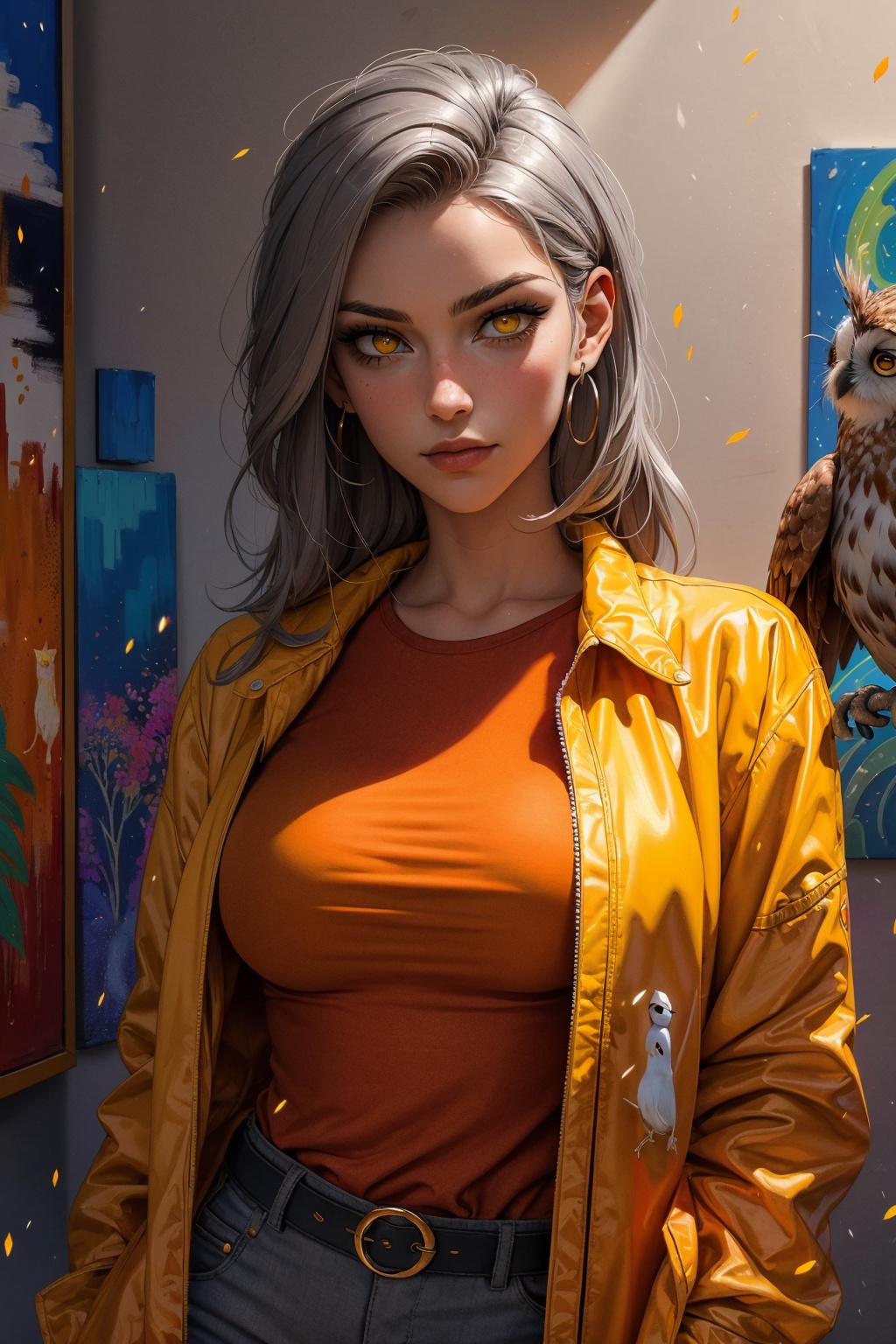1 girl,  alone,  a beautiful woman 35 years old on Tensor.Art