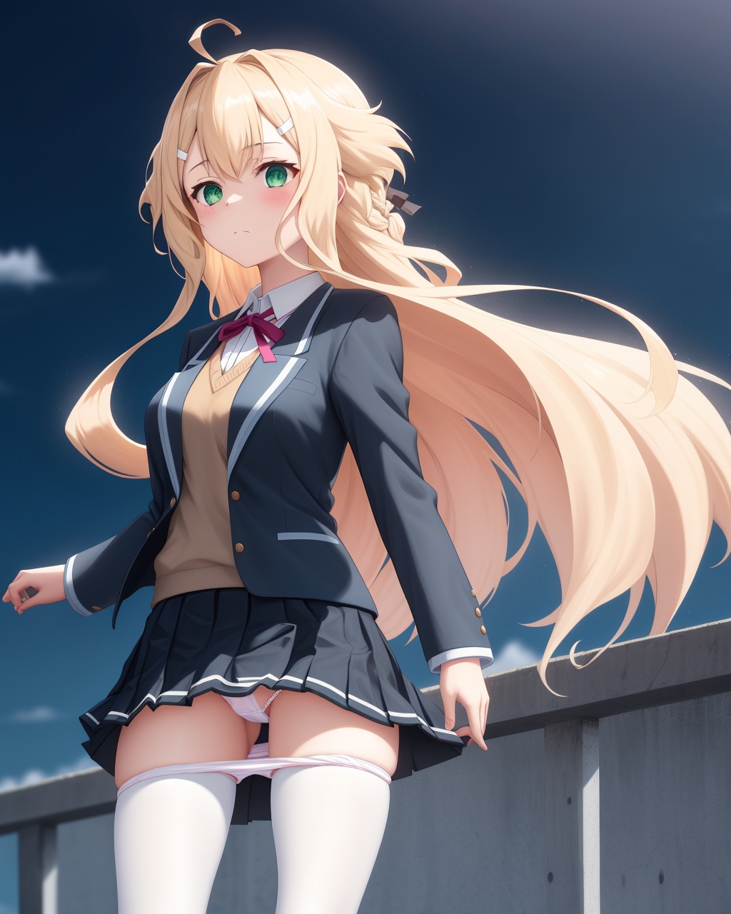 1girl,  solo,  long hair on Tensor.Art