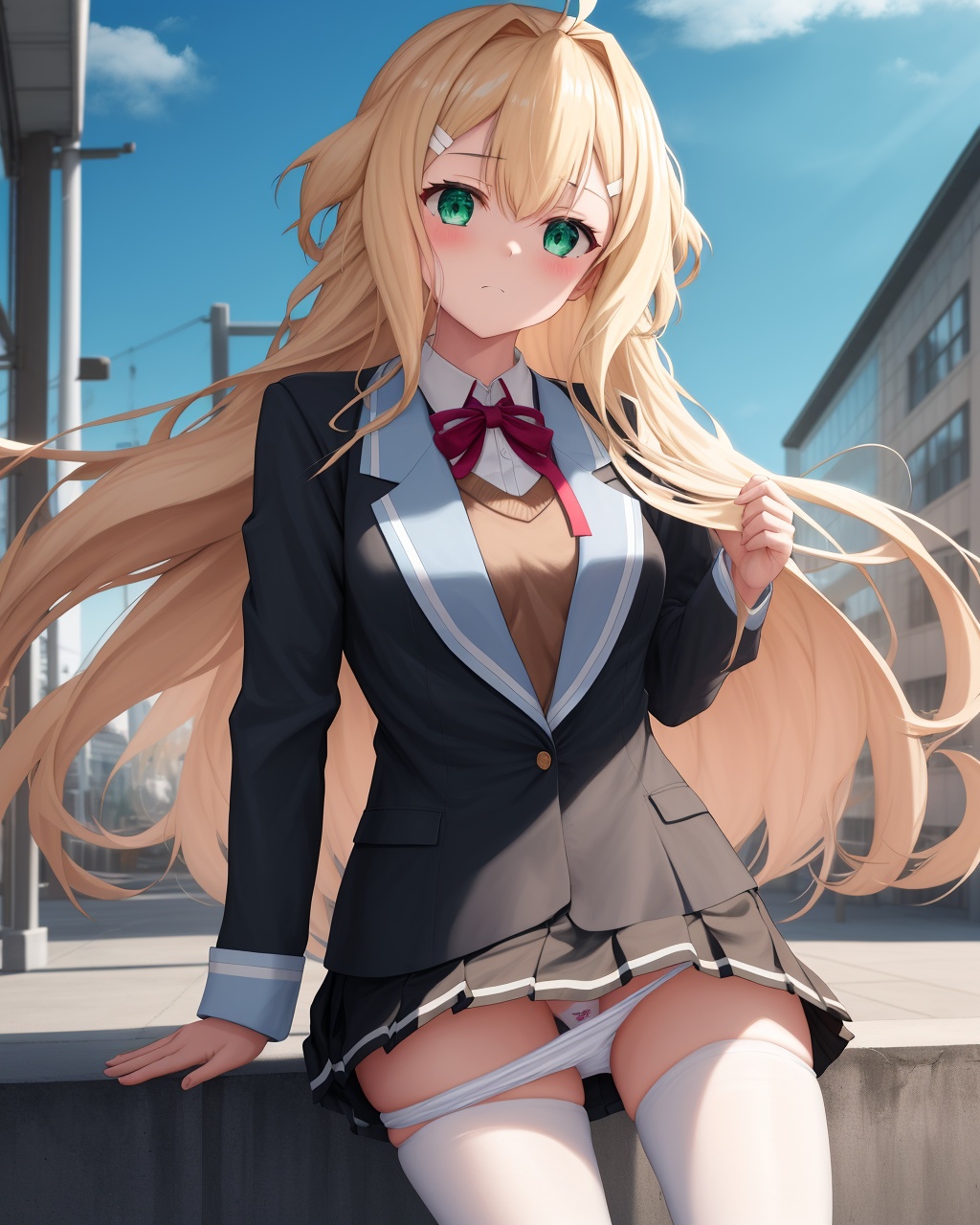 1girl,  solo,  long hair on Tensor.Art