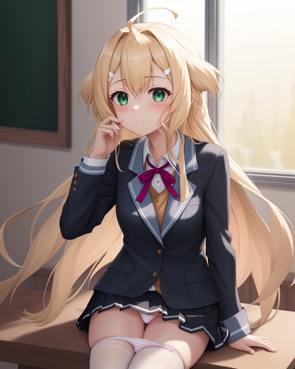 1girl,  solo,  long hair on Tensor.Art
